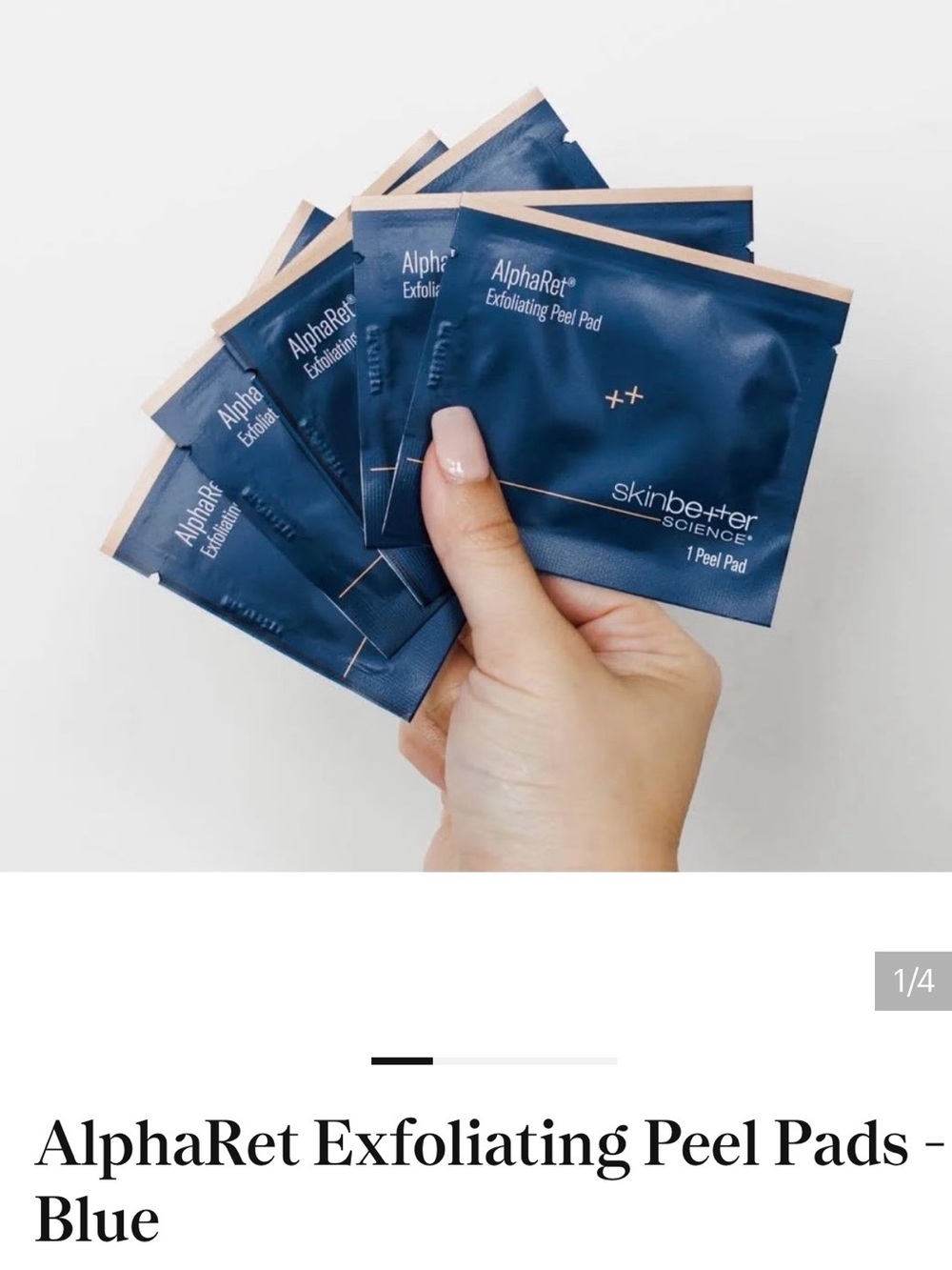 Genuine 10 Peel pads.   Skinbetter Science AlphaRet Exfoliating Peel Pads